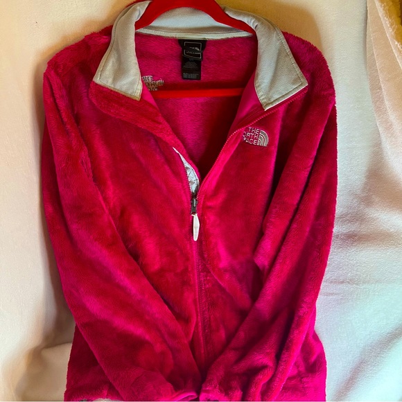 Women’s Hot Pink Fleece North Face Jacket Size Large Pre-owned - Picture 2 of 12